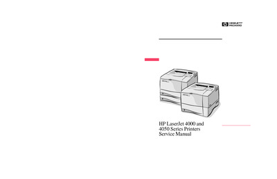 HP 4000 4050 Service Manual