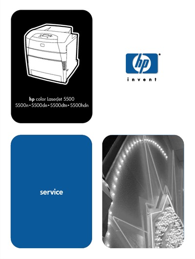 HP Color LaserJet 5500 Service Manual