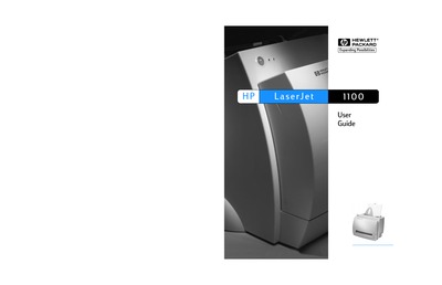 HP LaserJet 1100 User Guide