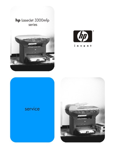 HP LaserJet 3000mfp Service Manual