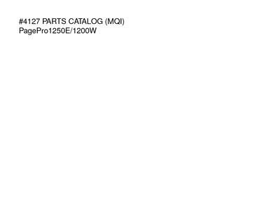 Konica Minolta QMS pagepro 12XX Parts Manual
