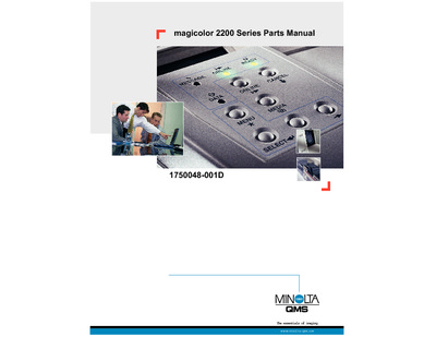 Konica Minolta QMS magicolor 2200 Parts Manual