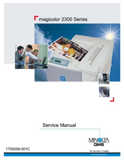 Konica Minolta QMS magicolor 2300 Service Manual