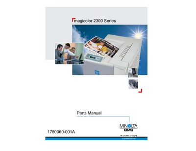 Konica Minolta QMS magicolor 2300 Parts Manual