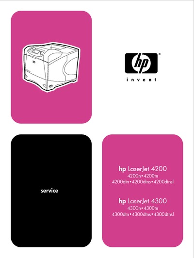 HP LaserJet 4200-4300 Service Manual