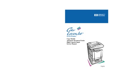 HP Color LaserJet 8550mfp Service Manual