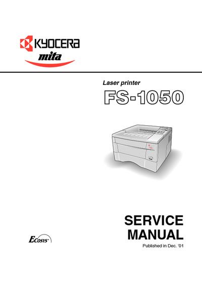 Kyocera FS-1050 Service Manual