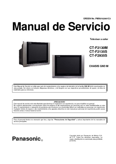 Panasonic CT-F2130M, CT-F2135S, CT-F2935S