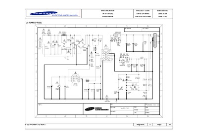 Samsung Power Board Circuit BN44-00115C