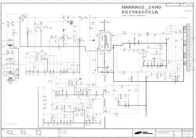 Samsung Power Board Circuit BN44-00259A