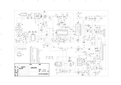 Sanyo LCD-32HE42 power board schematic lcd