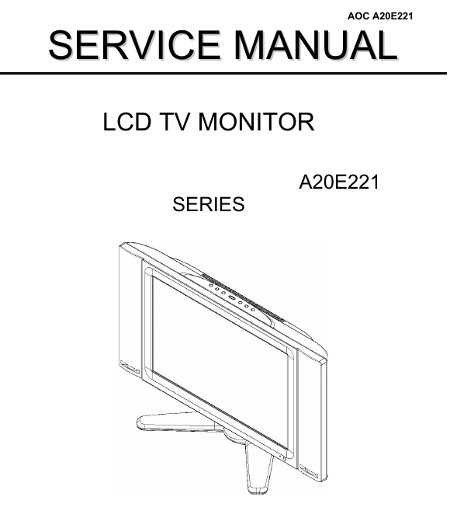 AOC TV LCD A20E221