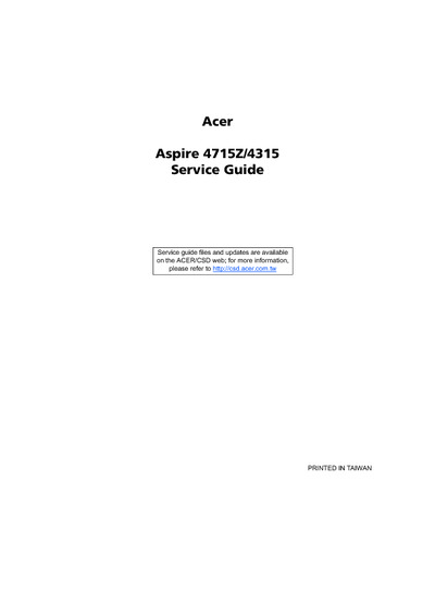 Acer Aspire -4715z-4315