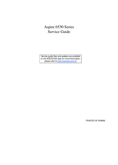 Acer Aspire -6530