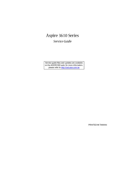 Acer Aspire AS3610 book