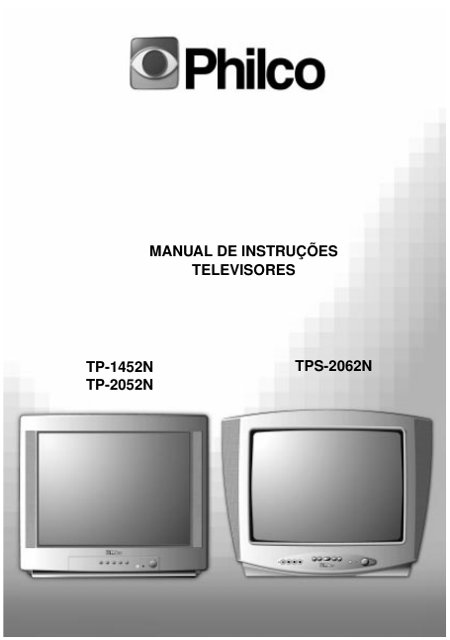 Manual do Usuário PHILCO TP14 2052N TPS2062N