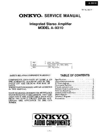 Onkyo A-9310