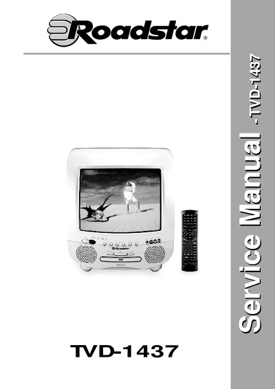 Roadstar TVD-1437 combo TV+DVD