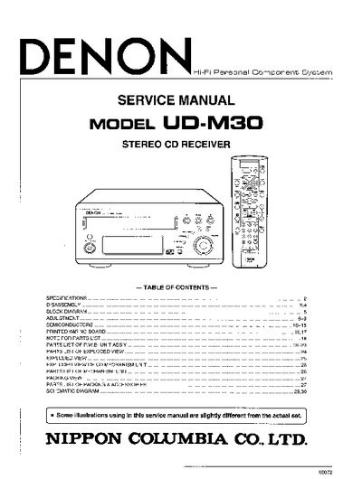 DENON UD-M30 audio