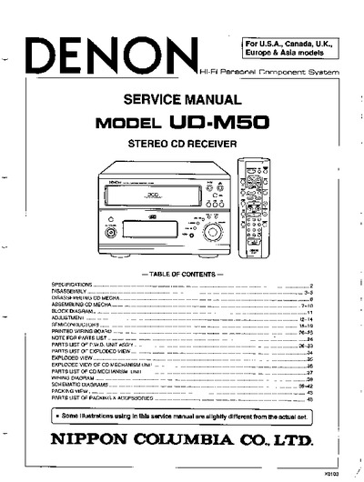 Denon UD-M50 audio