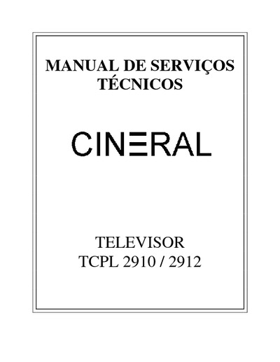 CINERAL TCPL-2910 , TCPL-2912