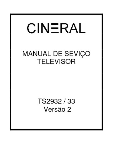 Cineral TS-2944, TS-2932, TS-2933, Ver.2