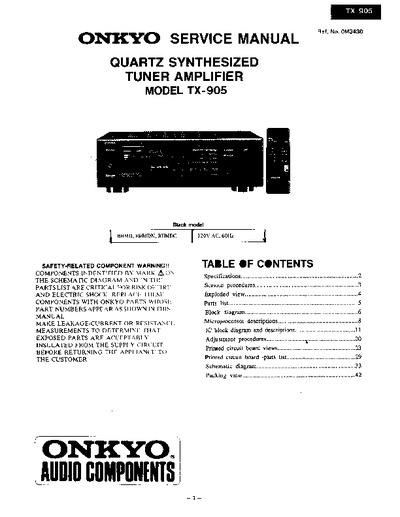 Onkyo TX-905