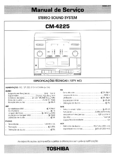 Toshiba CM-4225