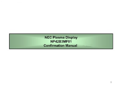 NEC NP42B3MF01, PX-42VR5W PLASMA.pdf