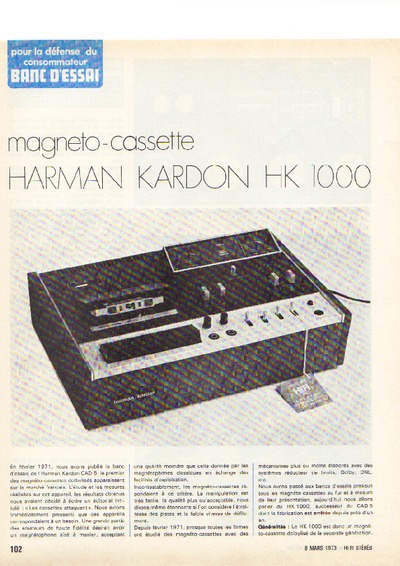 Harman Kardon hk1000