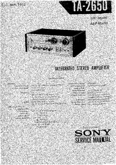 Sony TA2650