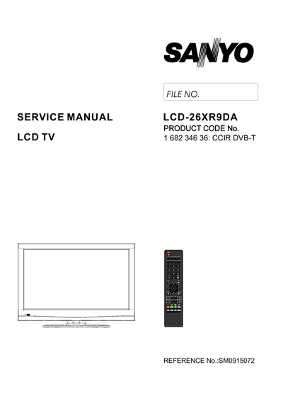 Sanyo LCD-26XR9DA DVB-T