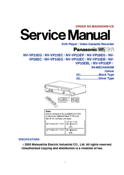 Panasonic   NV-VP23-33 EC