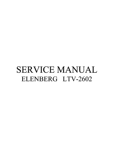 ELENBERG LTV2602 LCD