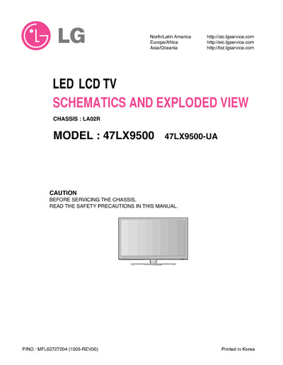 LG 47LX9500 LED LCD TV