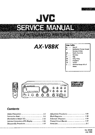 JVC AX-V8BK
