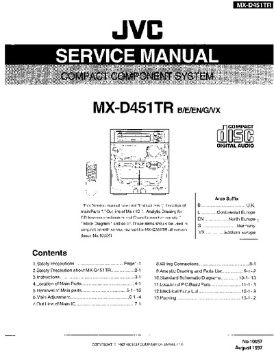 JVC  MX-D451  HI-FI