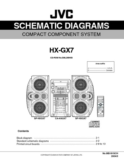 JVC HX-GX7 esquema