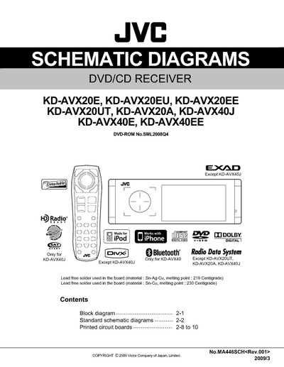 JVC KD-AVX40 Diagrama  Esquematico