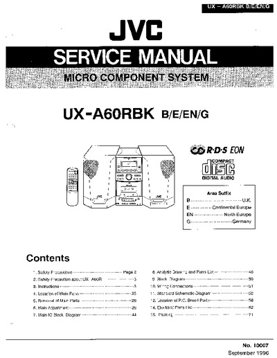 JVC UX-A60RBK
