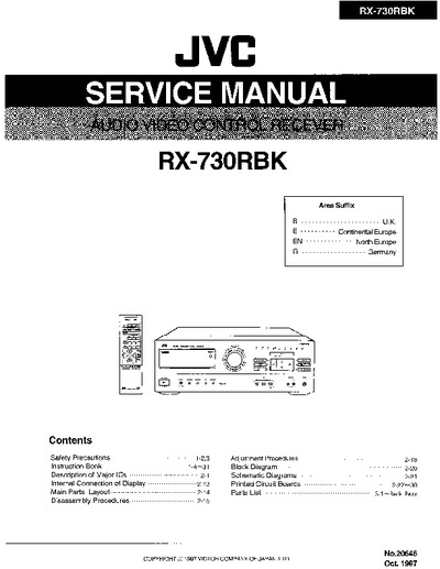 JVC  RX-730 RBK RECEP-AV