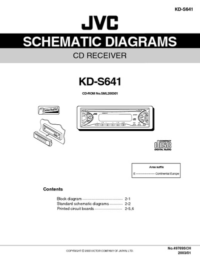 JVC KD-S641 Diagrama Esquematico