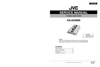 JVC KS-AX4500 Manual de Servicio