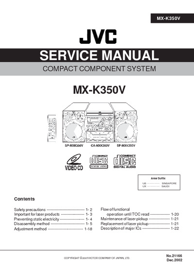 JVC  MX-K350 V  HI-FI