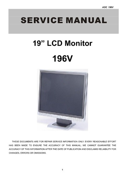 AOC 196v LCD