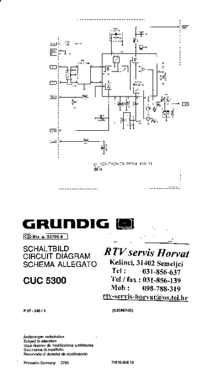Grundig CUC 5300