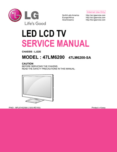LG 47LM6200-sa chassis LJ22E LCD-LED