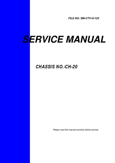 CH-20 Service Manual