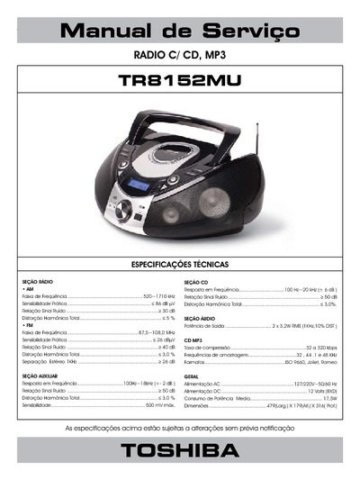 Toshiba TR8152MU