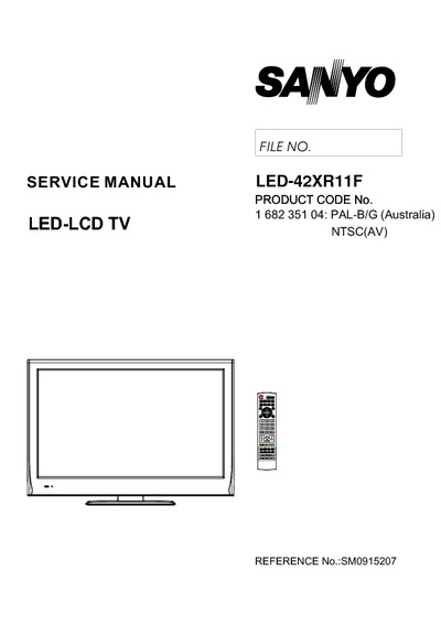Sanyo 42XR11F LED TV